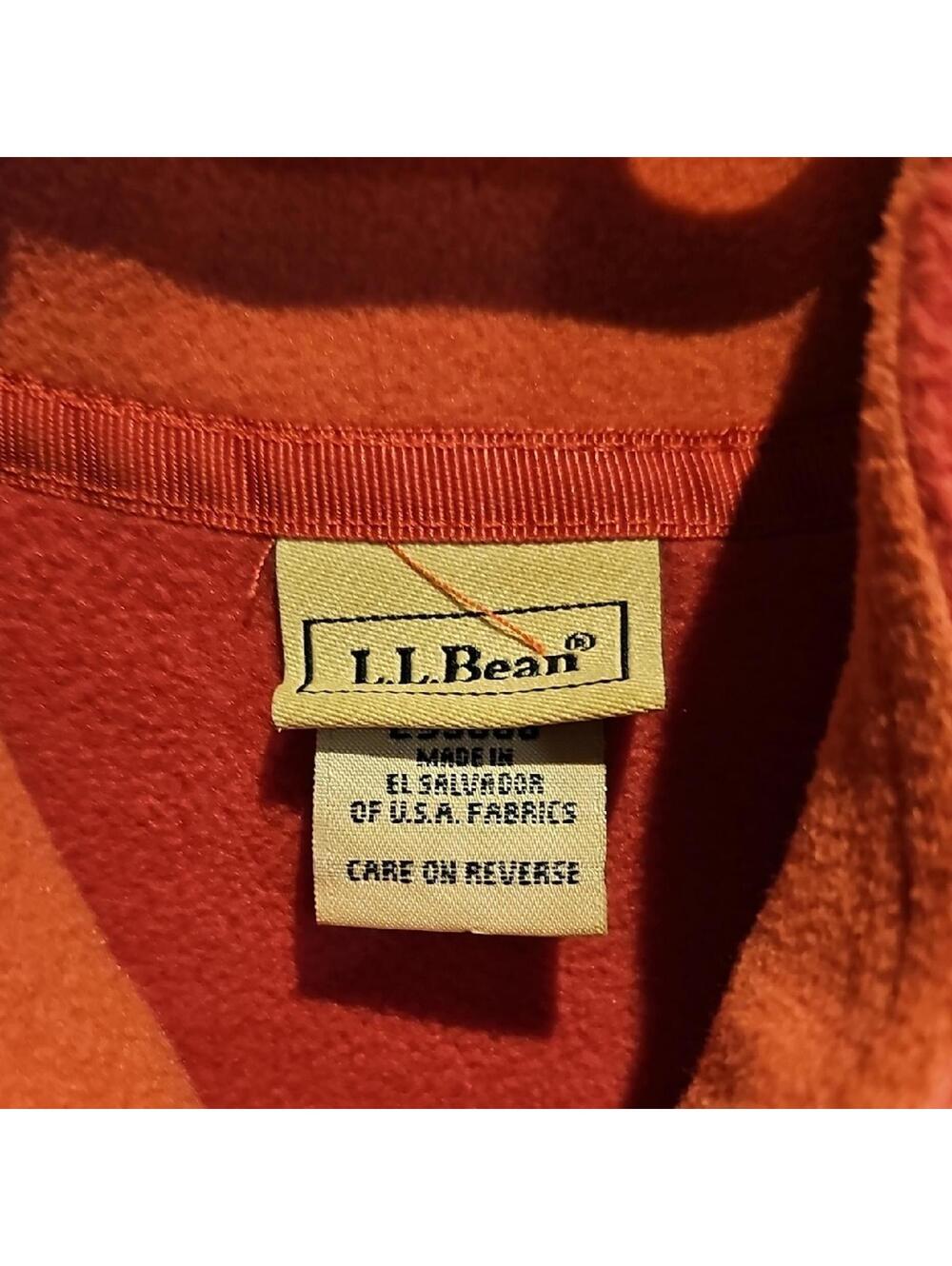 L.L. Bean Pink Fleece Vest Size S - Picture 2 of 5